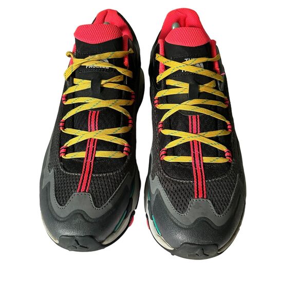 The North Face Vectiv Hiking Trail Shoes Men's Size 12.5 Grey/Coral/Teal - Picture 1 of 7